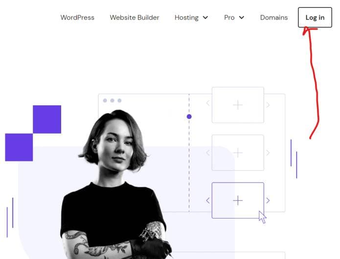 how to login to hostinger